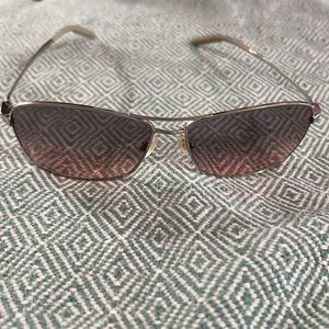 Mosley Tribes Gradient lens sunglasses. Vintage. Silver wire frame